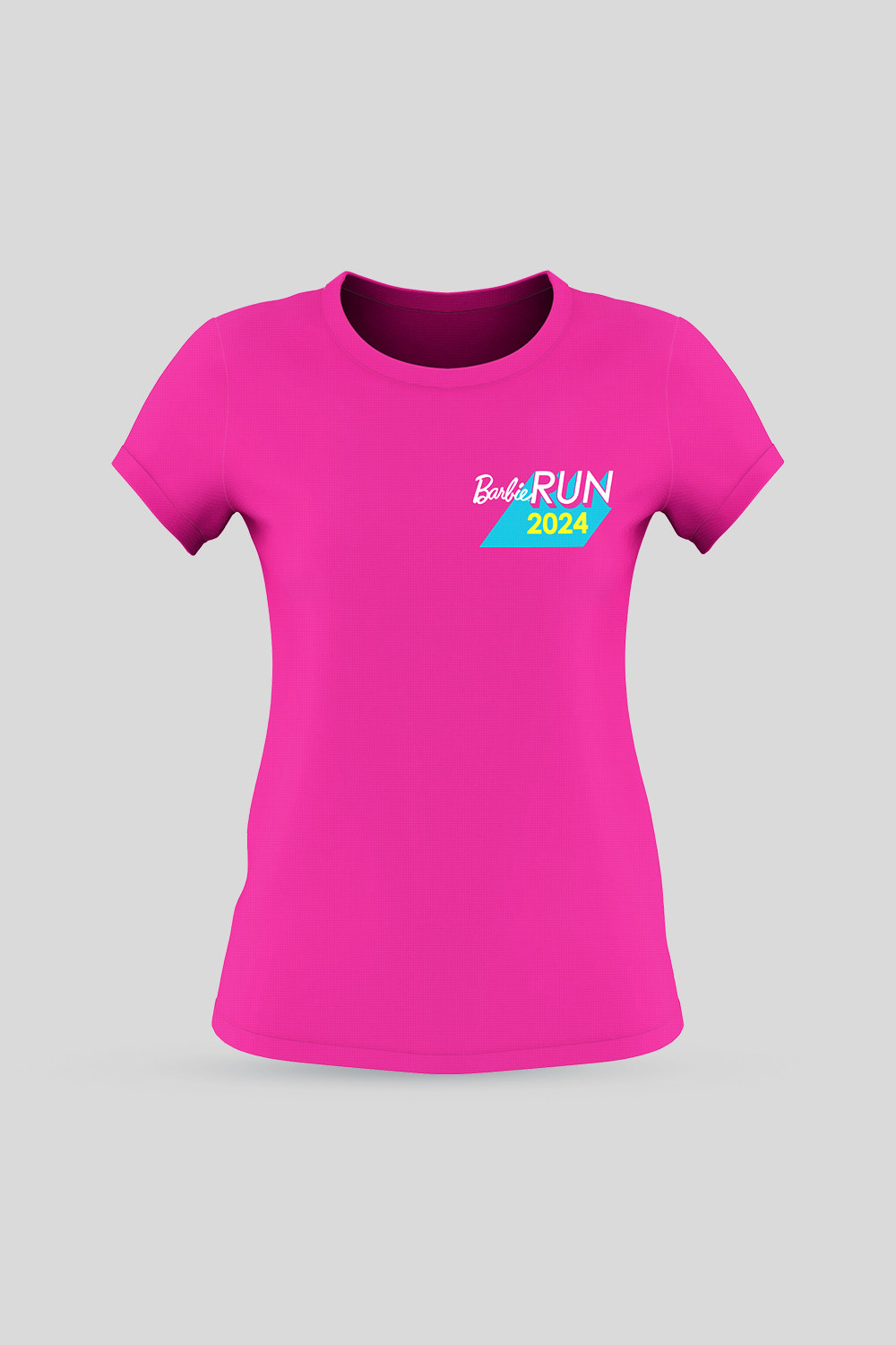 Camiseta Barbie Run 2024 Baby Look