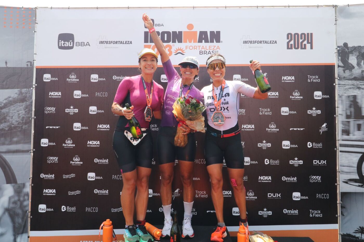 Pódio Feminino Ironman 70.3 Fortaleza