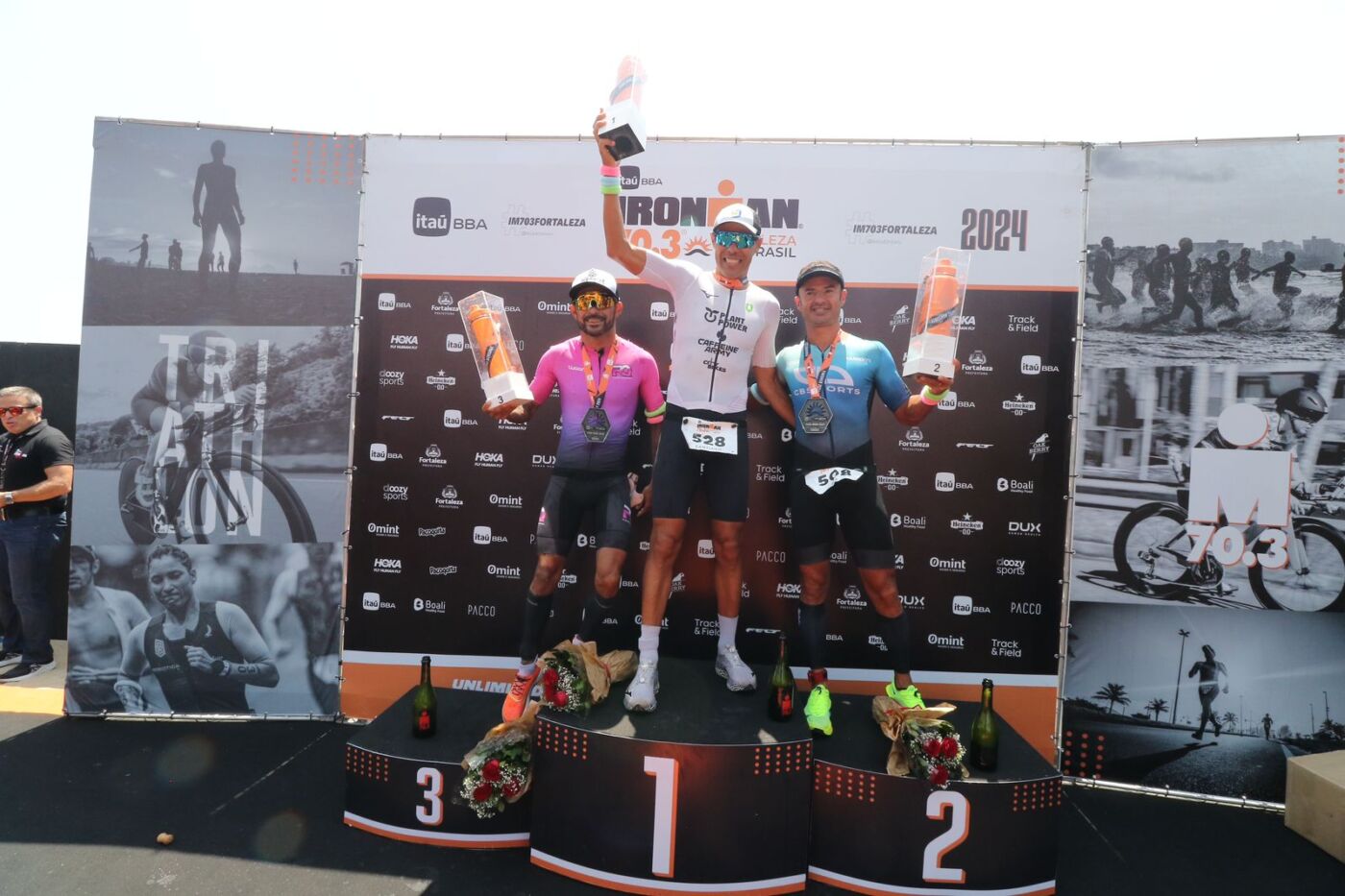 Pódio Masculino Ironman 70.3 Fortaleza